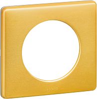 Рамка универсальная Legrand Celiane 1-м. металл латунь картинка